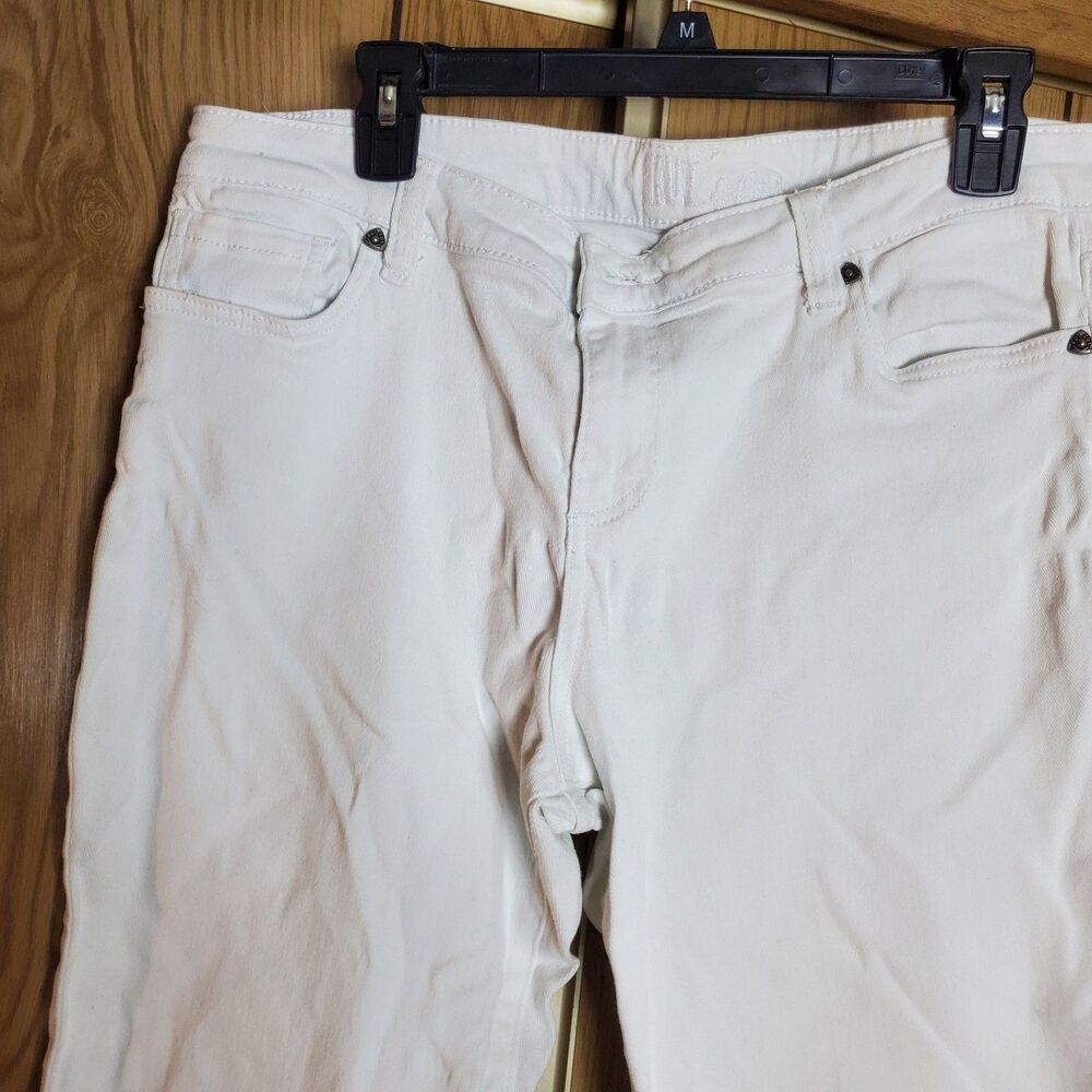 Kut from the kloth High Rise Ankle Flare Jeans Size 14 - Picture 2 of 10